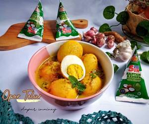 Ini Caranya Opor Telur Gurih Mantul