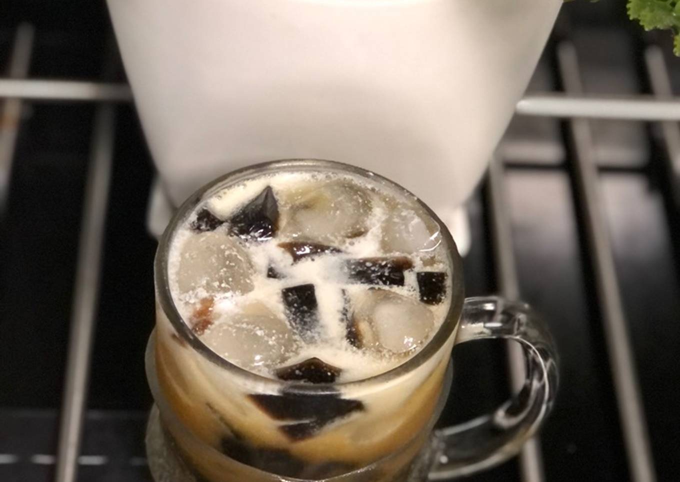 Es cincau gula merah