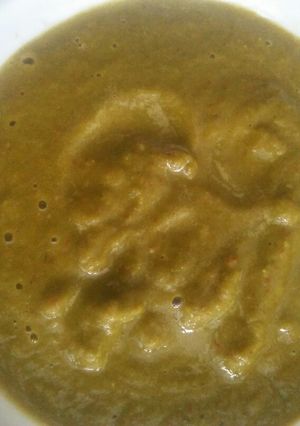 A picture of Ridge gourd chutney.