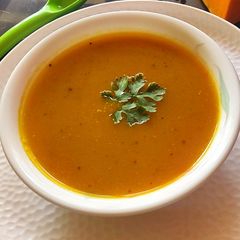 A picture of Pumpkin Soup.