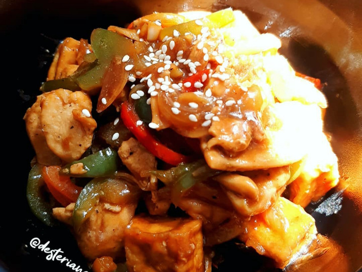 Bagaimana Menyiapkan Chicken Tofu Teriyaki yang Enak