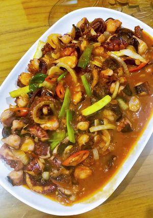 Foto resep Gurita Saus Asam Manis Pedas