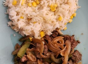 Una foto de Hígado encebollado especial