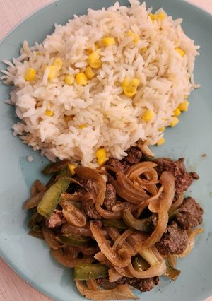 Una foto de Hígado encebollado especial