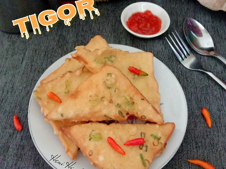 Cara Bikin TiGor(Roti Goreng) Bahan Sederhana