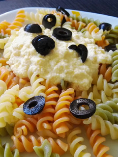Una foto de Pasta improvisada