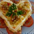 Ensalada rusa corazón 💗
