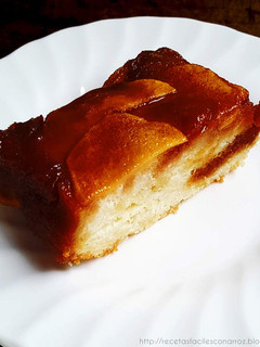 Una foto de Torta invertida de manzana de Susana (SIN GLUTEN) Con harina de arroz y almidón de maíz (ECONÓMICA)