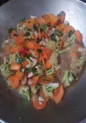 Foto resep CapJay lengkap kap