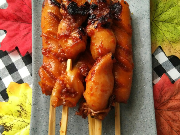 Resep: Sosis,Cumi Bakar Bumbu Barbeque Istimewa