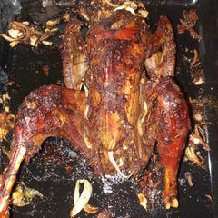A picture of Whole baked chicken.
