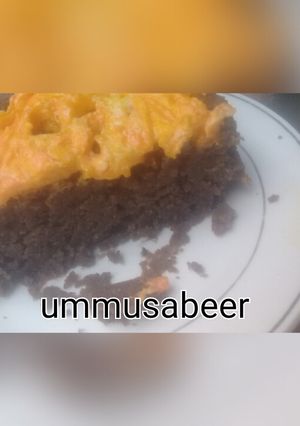 A picture of Rough chocolate cake.