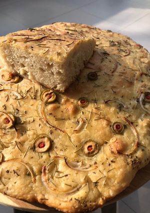 Una foto de Focaccia, pan italiano 🇮🇹