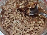Crisp de manzana en el microondas