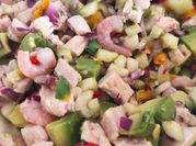 Una foto de ceviche pollo