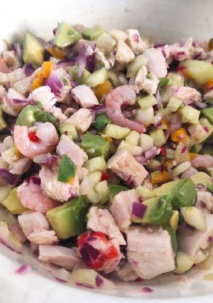 Una foto de Ceviche de pollo