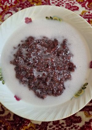 Foto resep Bubur Ketan Hitam dengan Santan Pandan