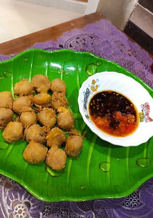 Foto resep Bola Bola Ikan Kakap Goreng Telur