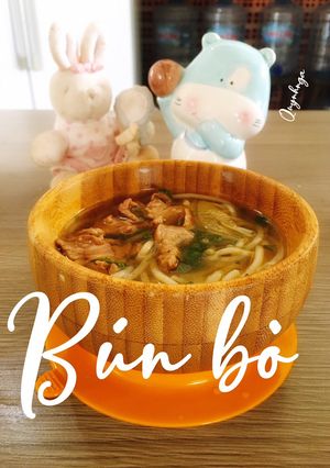 Hình của món Bún bò cho em bé.