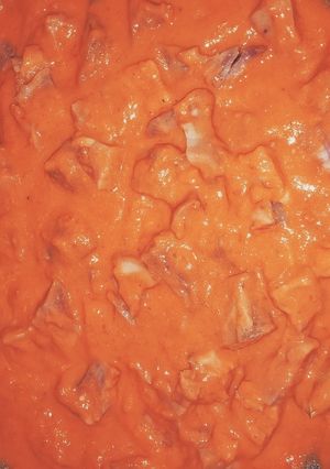 Una foto de Morros con entomatada