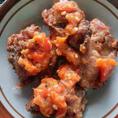 102. Ayam Goreng Terasi Tepung Kriuk Kriuk রেসিপির প্রধান ছবি