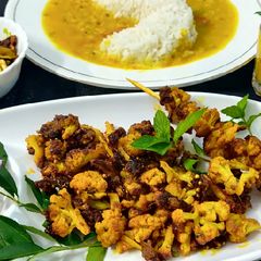 Cauliflower masala fry A picture of Cauliflower masala fry.