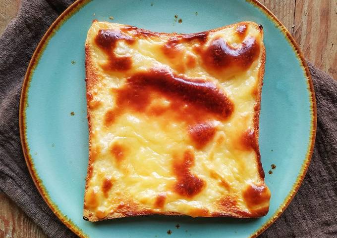 Standar Bagaimana cara membuat Milk Cheese Toast / Roti Panggang Susu Keju  nagih banget