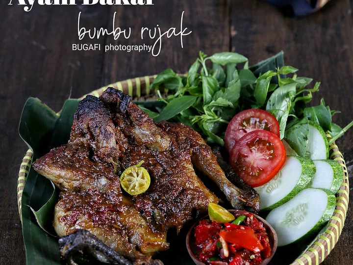 Ini dia! Resep buat Ayam bakar bumbu rujak hidangan Idul Fitri  enak