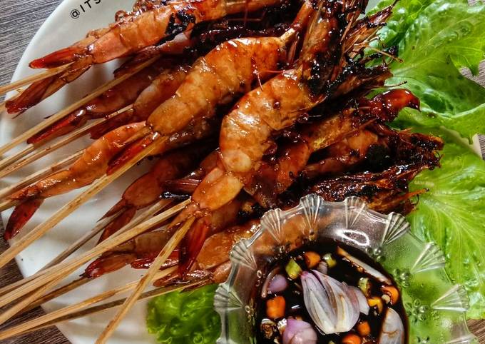 Udang bakar madu