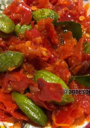 Foto resep Sambal Lado Merah ala2 Padang pakai Pete