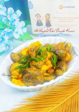 Foto resep Ati Ampela Tahu Bumbu Krim