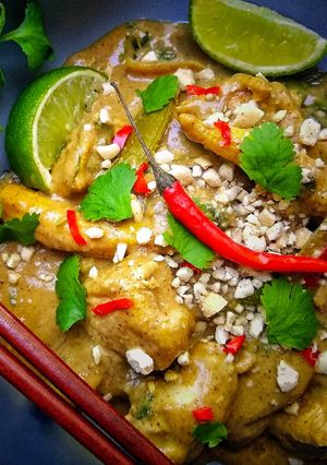 A picture of Chicken Satay Curry.