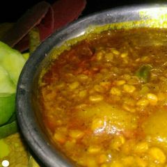 Raw mango n methi seeds chutney A picture of Raw mango n methi seeds chutney.