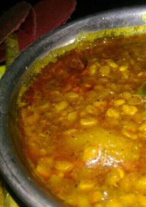 A picture of Raw mango n methi seeds chutney.