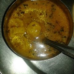 A picture of Gatte ki subji.