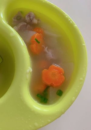Hình của món Canh thịt bò cho bé.