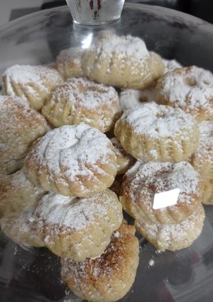صورة لوصفة كعك العيد بالسميد