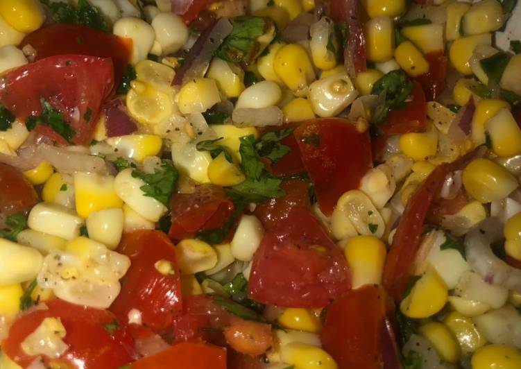 Step-by-Step Guide to Cook Perfect Corn salsa🌽