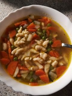 Gluténmentes nokedli levesbetétnek recept fotója