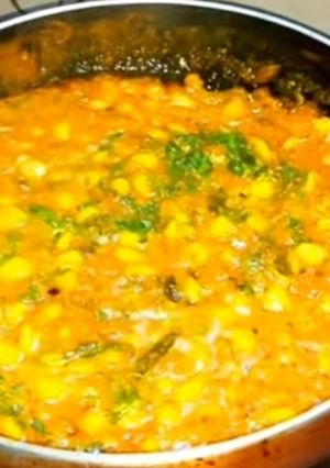 A picture of Sweet corn sabji.