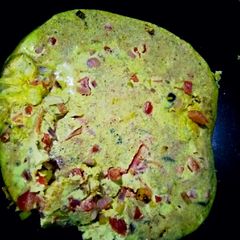 A picture of Veggie Omelette#15minsorlessrecipe.