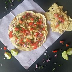 A picture of Chatpata masala papad.