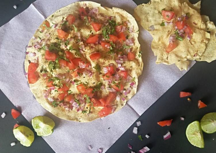 Easy Way to Make Appetizing Chatpata masala papad