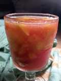 Minum semangka mangga