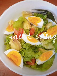 Hình của món Salad cho bữa sáng.