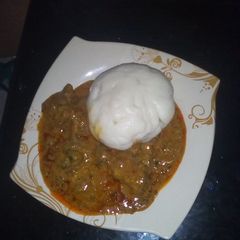 A picture of Delish pounded yam.