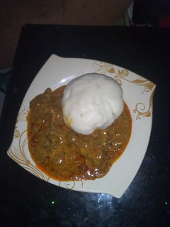 A picture of Delish pounded yam.