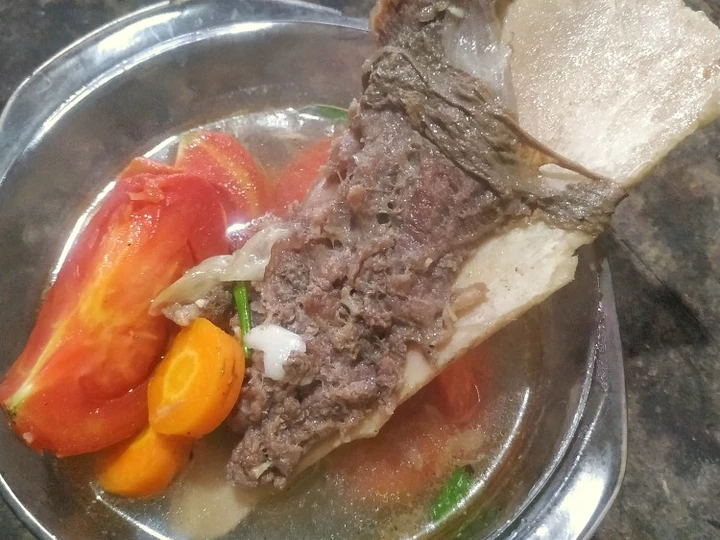 Langkah Gampang Membikin Resep Sop tulang sapi yang Bikin Ngiler Anti Ribet, Mantap