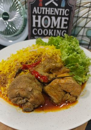 Gambar Nasi Minyak Gulai Ayam