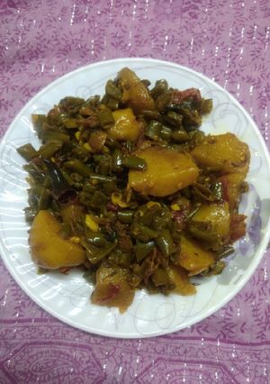 A picture of Potato beans recipe.